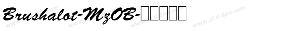 Brushalot-MzOB字体转换