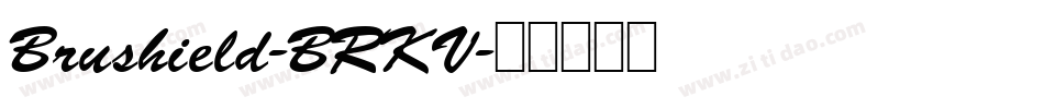 Brushield-BRKV字体转换