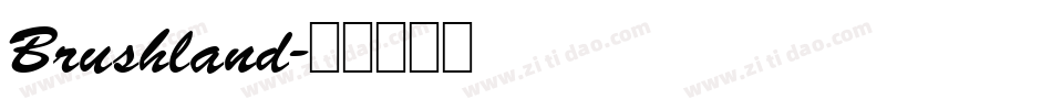 Brushland字体转换
