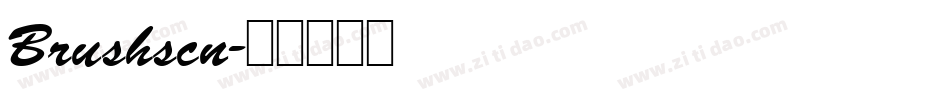 Brushscn字体转换