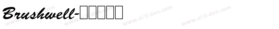 Brushwell字体转换