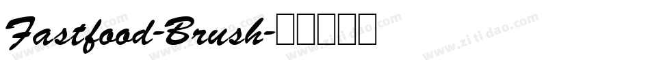 Fastfood-Brush字体转换