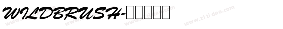 WILDBRUSH字体转换