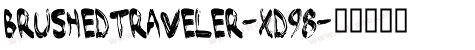BrushedTraveler-xd98字体转换