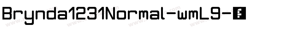 Brynda1231Normal-wmL9字体转换