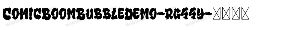 ComicBoomBubbleDemo-rg44y字体转换