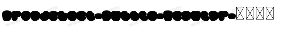Broadsheet-Bubble-Regular字体转换