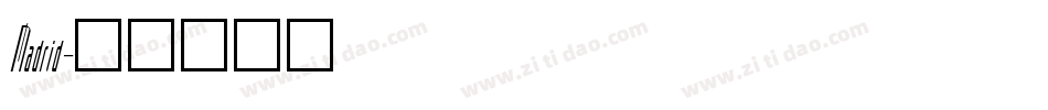 Madrid字体转换