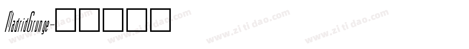 MadridGrunge字体转换