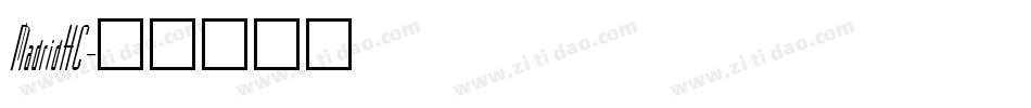 MadridHC字体转换