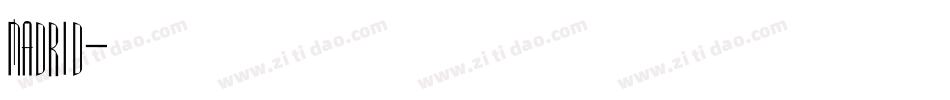 Madrid字体转换
