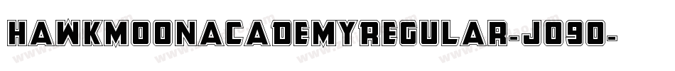 HawkmoonAcademyRegular-Jo9o字体转换