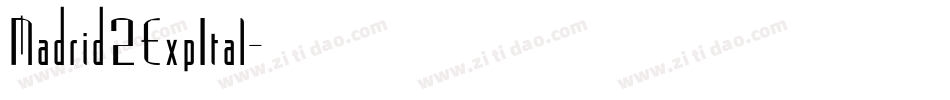 Madrid2ExpItal字体转换
