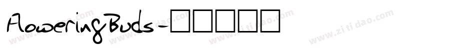FloweringBuds字体转换