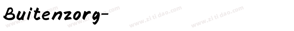 Buitenzorg字体转换