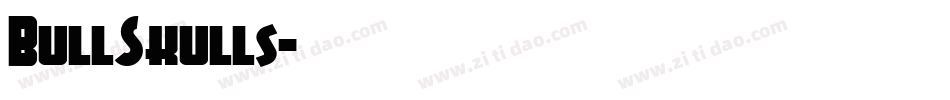 BullSkulls字体转换