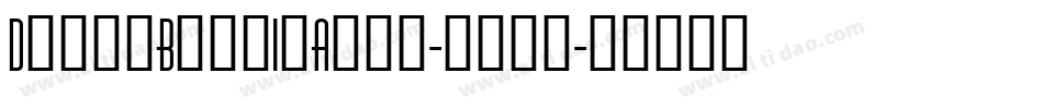 DinerBoldItalic-xqej字体转换