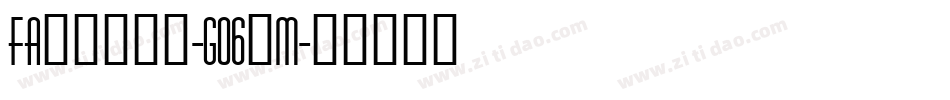 Fattern-GO6zm字体转换
