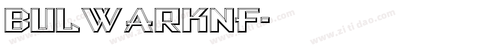 BulwarkNF字体转换
