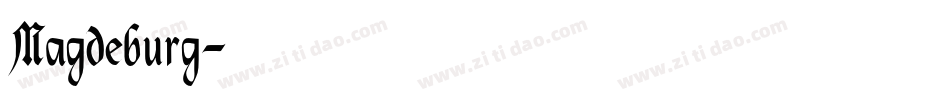 Magdeburg字体转换
