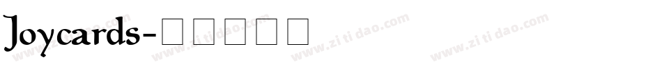 Joycards字体转换
