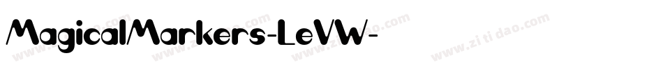 MagicalMarkers-LeVW字体转换