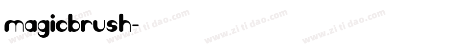 magicbrush字体转换