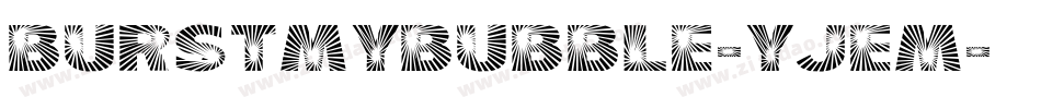 BurstMyBubble-yJem字体转换