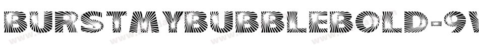 BurstMyBubbleBold-9vgy字体转换