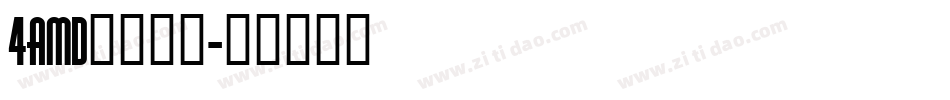 4amDiner字体转换