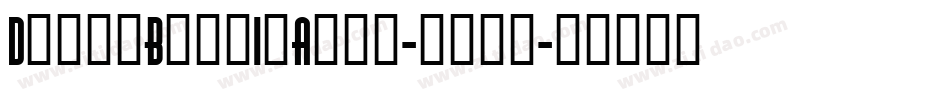 DinerBoldItalic-xqej字体转换