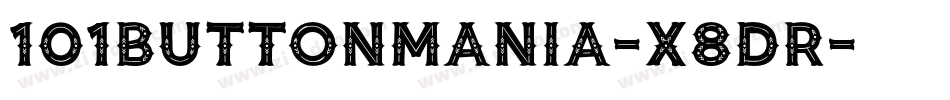 101ButtonMania-x8dR字体转换