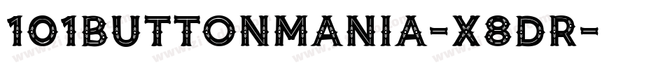 101ButtonMania-x8dR字体转换