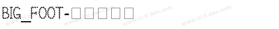 big_foot字体转换