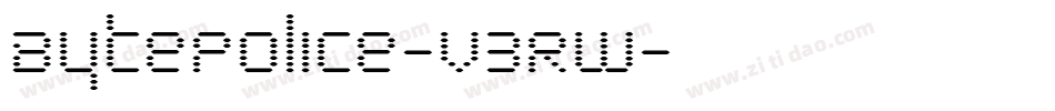 BytePolice-V3Rw字体转换