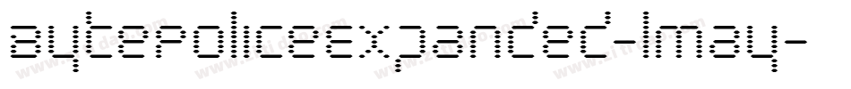 BytePoliceExpanded-lmay字体转换