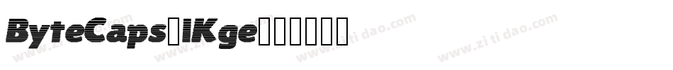 ByteCaps-lKge字体转换