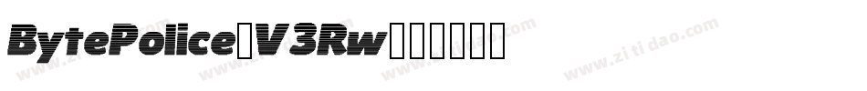 BytePolice-V3Rw字体转换