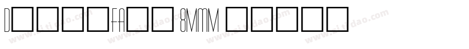 DinerFatt-8MmM字体转换