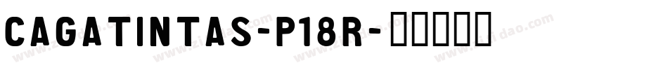 CaGatintas-P18r字体转换
