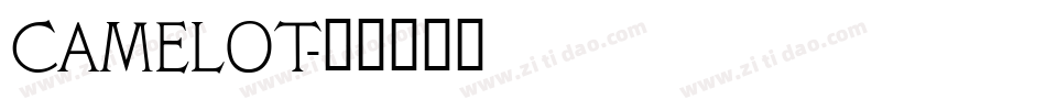 CAMELOT字体转换