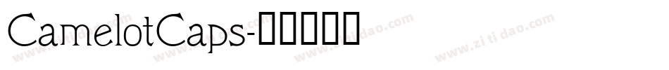 CamelotCaps字体转换