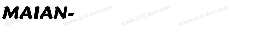 MAIAN字体转换