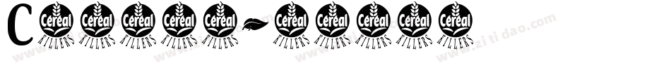 Cereal字体转换