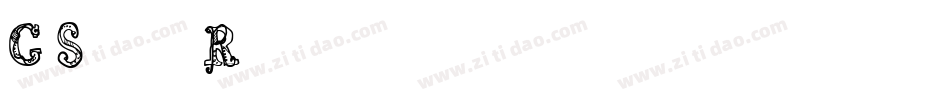 CfSortilegeRegular-jdy9字体转换