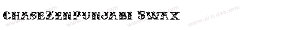 ChaseZenPunjabi-5wax字体转换