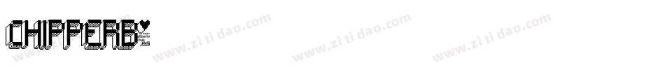 Chipperb字体转换