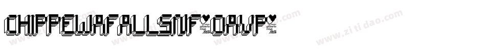 Chippewafallsnf-0avP字体转换