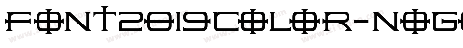 Font2019Color-nOG0字体转换
