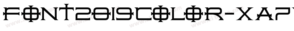 Font2019Color-xa7V字体转换